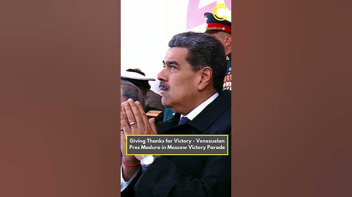 Shorts | Giving Thanks for Victory - Venezuelan Pres Maduro in Moscow Victory Parade  | CLRCUT