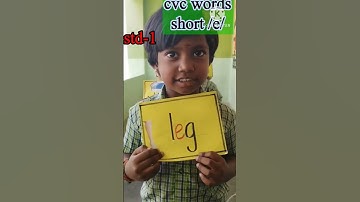 Ennum ezhuthum | English | unit-3 | cvc words with short /e/ std-1 #ennumezhuthum #phonic #cvcwords