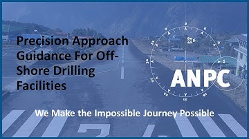 Peregrine precision approach guidance for off-shore drilling facilities