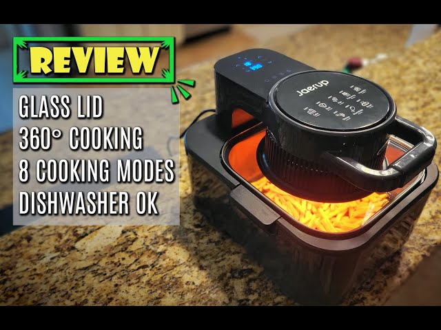 Effortless Cooking: 1750W 8QT Air Fryer with Visualized Glass Lid Review 