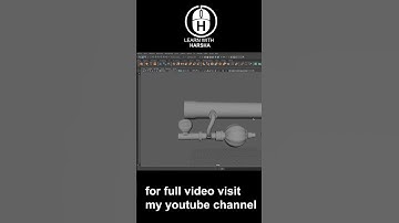 gun modeling in Maya #shorts