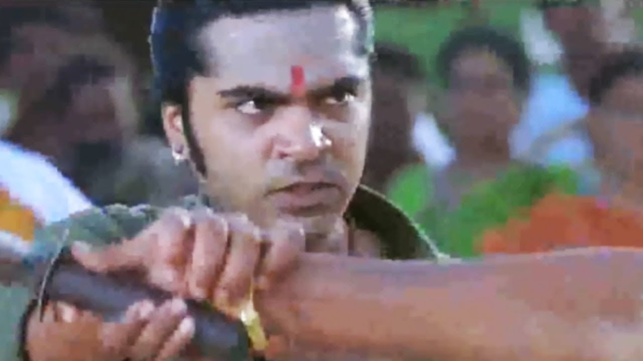 Simbhu gets into the tussle and saves the victim from rowdies  Tamil Matinee HD