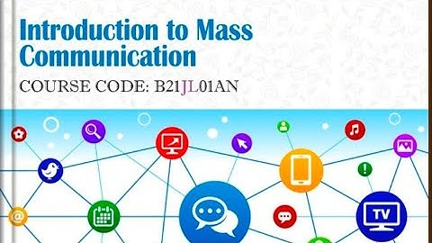 Introduction to Mass Communication / Block -01 / Unit -02 Elements of Communication #sgou 