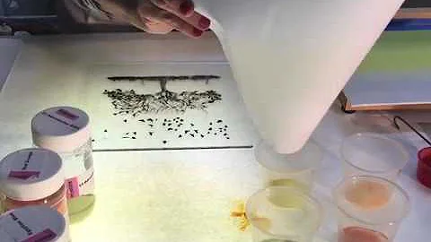 glass powder sifting