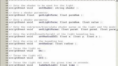 3D Buzz Doom 3 Tutorials: 23. First Script