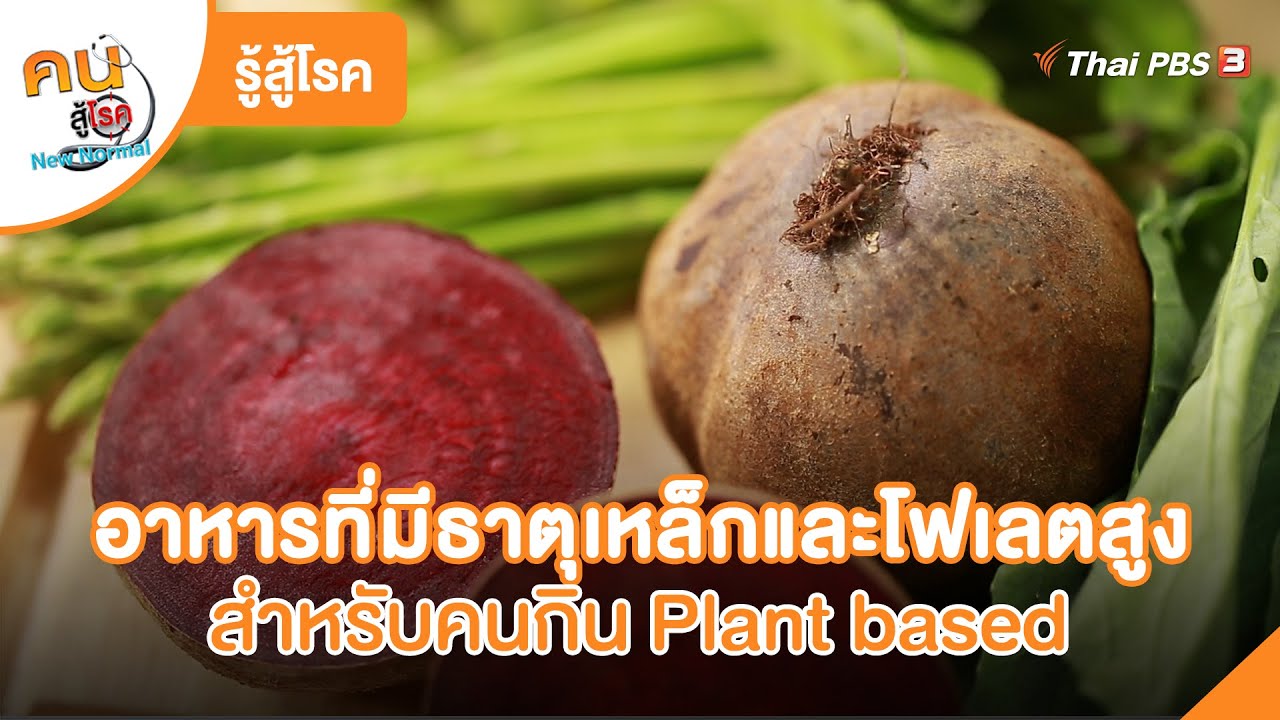 อาหารที่มีธาตุเหล็กและโฟเลตสูงสำหรับคนกิน Plant based | รู้สู้โรค