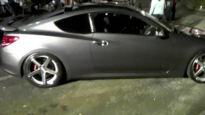 DUBSandTIRES.com Hyuandai Gennesis Review 20'' Silver Stance Concave Wheels Asanti Forgiato TSW rims