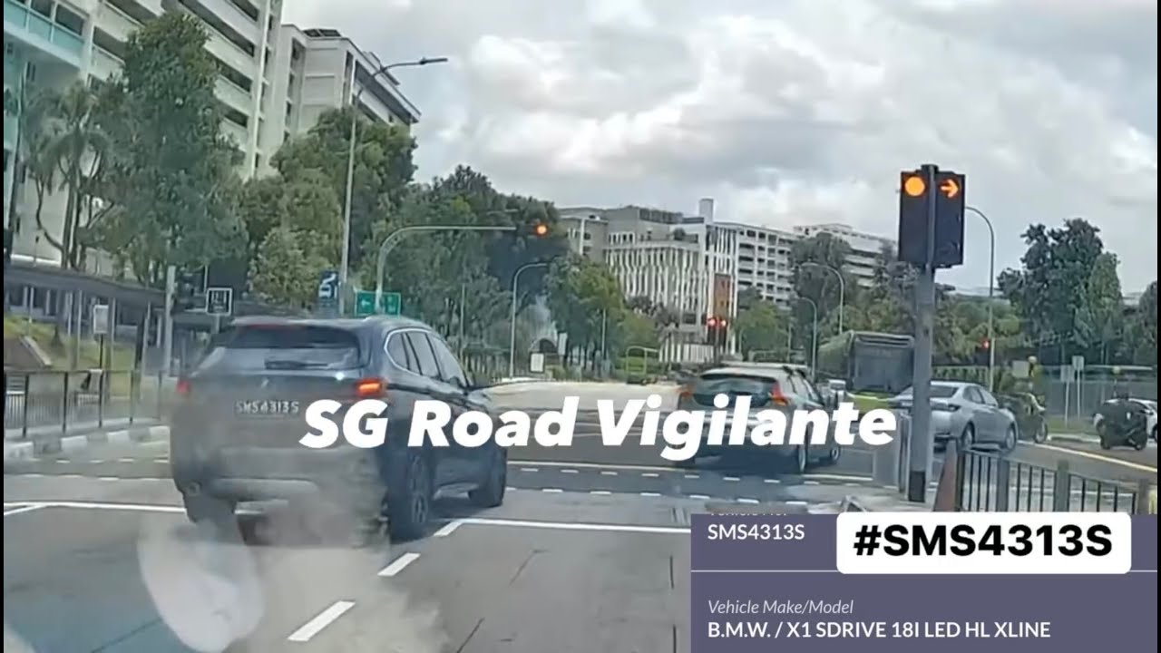16mar2024 yishun central #SMS433S bmw x1 fail to conform to red light ...