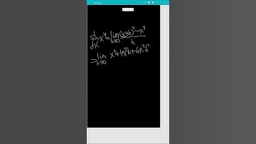Derivative of x^4 using the limit definition #shorts