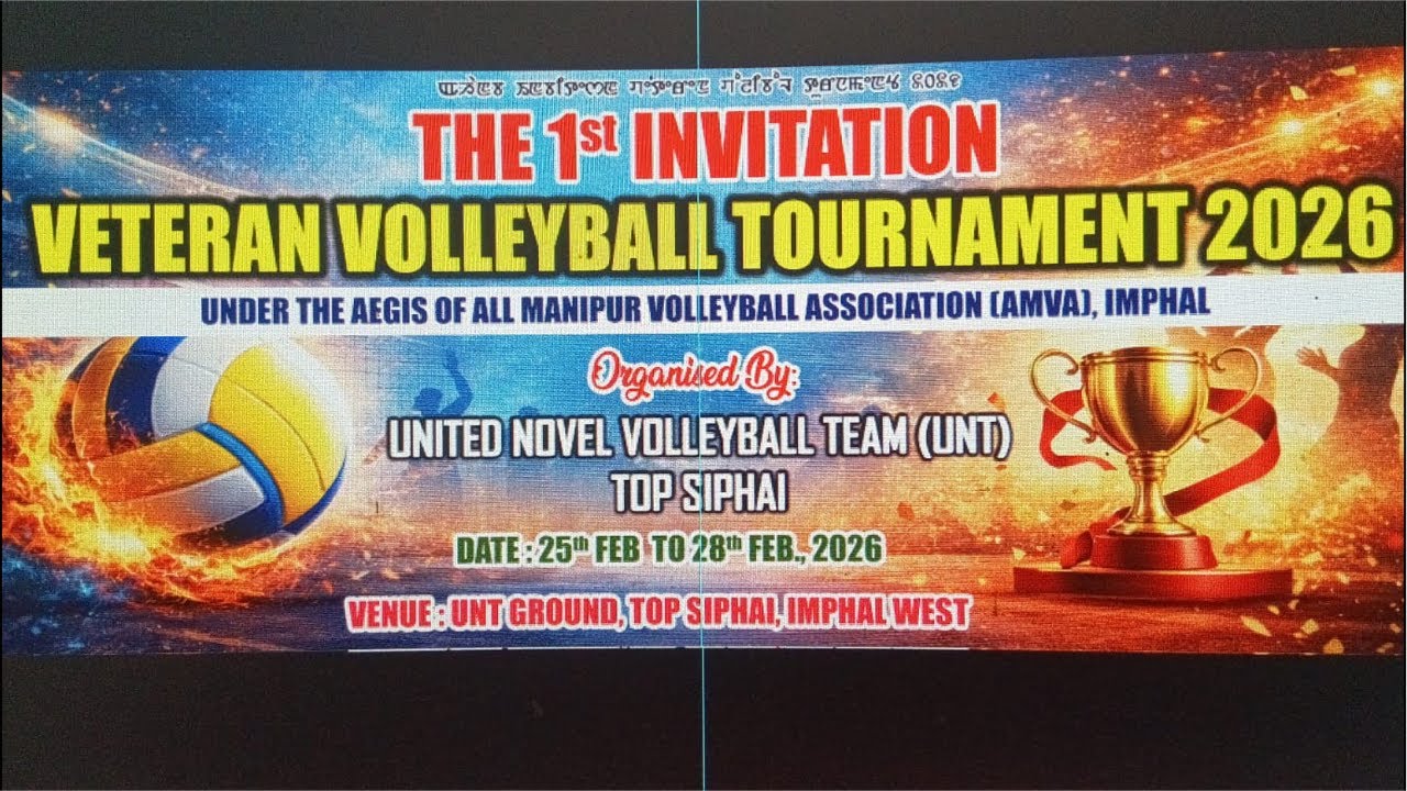 UNT TopSiphai Vs Bishnupur DVA | 1st Invitation Veterans Volleyball Tournmt. Orgd by UNT Top Siphai