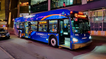 NYCT Bus: 2022 New Flyer XDE40 9425 on the M11 at 10th Avenue & West 34th Street