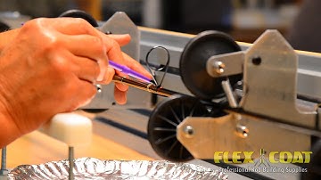 Flex Coat Rod Building - Applying Flex Coat Rod Wrapping Finish "How We Do It"