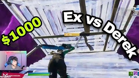 Ex vs Derek 1v1 Wager for **$1,000**  Ft Ronaldo