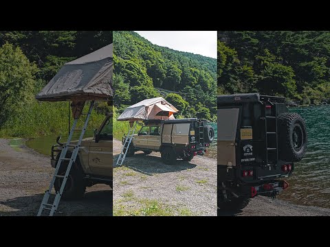 ARBルーフトップテントなら、お昼寝も快適です⛺（ランクル79編）