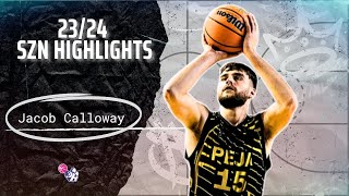 Jacob Calloway Highlights 2023/24 || Iceland & Kosovo Top Leagues || Tindatsoll & KB Peja