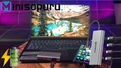 Minisopuru 4 Port USB C Hub | Charge 5 USB C Devices At Once!