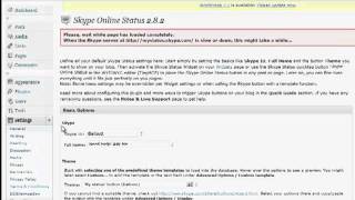 Wordpress Skype Plugin-Skype Plugin for Wordpress