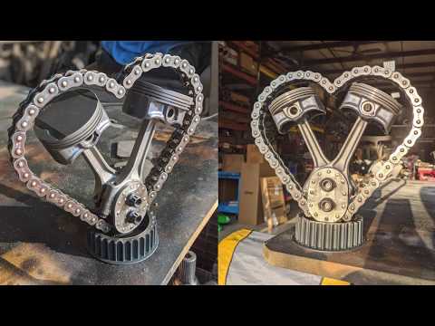 Auto Parts Yard Art