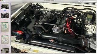 Toyota pickup 22RE - Throttle body vacuum ports & EGR valve / modulator hose routing locations info