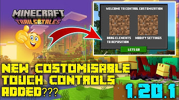 Minecraft Pe 1.20.1 OfficialVersion Released | Minecraft Customizable Touch ControlsAdded Soon!!!