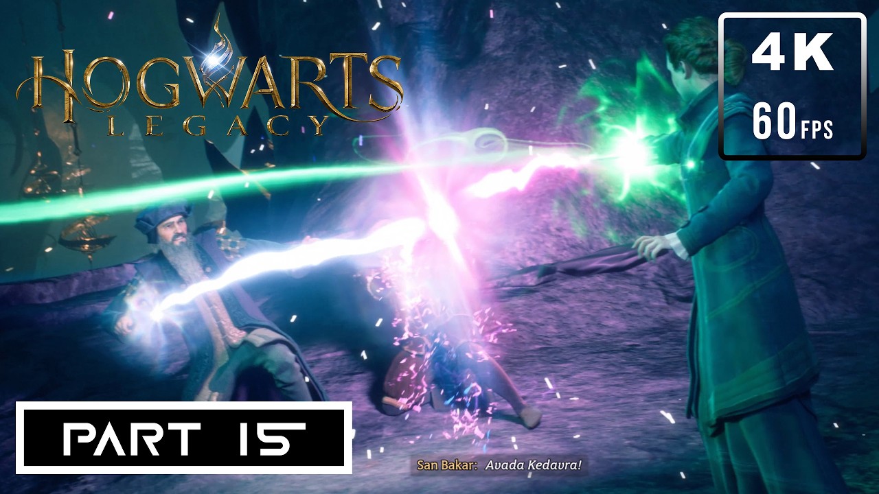 Hogwarts Legacy - Part 15 (San Bakar's Trial & Victor Rookwood Battle) [4K + 60FPS] #hogwartslegacy