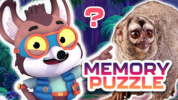 Creature Cases -  🐅 Can You Spot All the Missing Animals? 👀 | Jungle Level | Memory Games for Kids