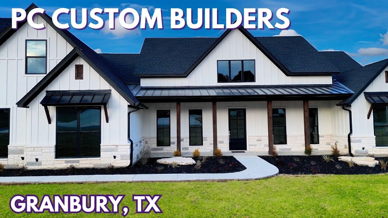 Tour a PC Custom Builders Modern Farmhouse in DeCordova Ranch in Granbury, TX