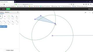 Desmos   Geometry  Inscribing Triangle + Copying Triangle