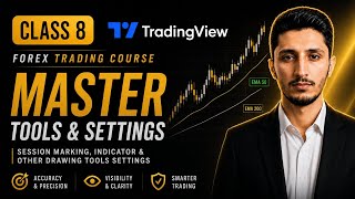 TradingView Trade Like A Pro | Master Tools & Settings (Class 8) SMC|ICT #Aadi4x #gold #trading