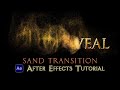 Text to Sand Transition - After Effects Tutorial (No Plugins)