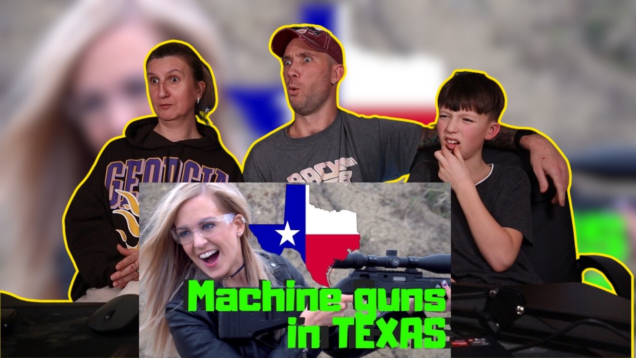 Graham Family Reacts To Shooting GUNS In AMERICA For the First Time