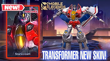 NEW ALDOUS "STARSCREAM" TRANSFORMER SKIN BATCH 2 | ALDOUS TRANSFORMER SKIN | MLBB NEW SKIN |