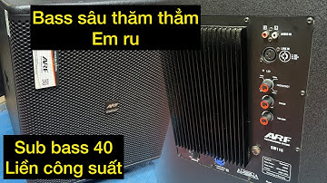 Sub điện 40 cao cấp. Arf sw 115 nhập khẩu bass sâu uy lực thiết kế nhỏ gọn. Hàng chính hãng.