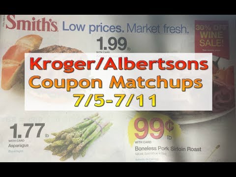 Kroger/Albertsons Coupon Matchups 7/5-7/18 Kroger Buy 3 Save $3 and 5x Digital Event.