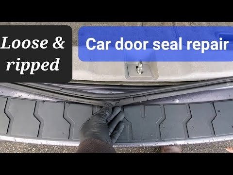 How To Repair Rubber Door Seal
