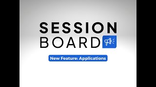 Applications From Sessionboard