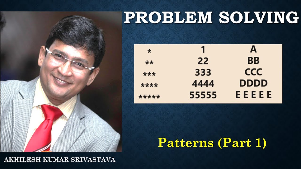 Patterns : (Part1) - Problem Solving - YouTube