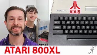 Atari 800XL and Atari 1050 with shorted power supply: unboxing, test and repair!
