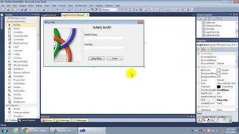[VB.net] Hướng dẫn chi tiết tạo form đăng nhập