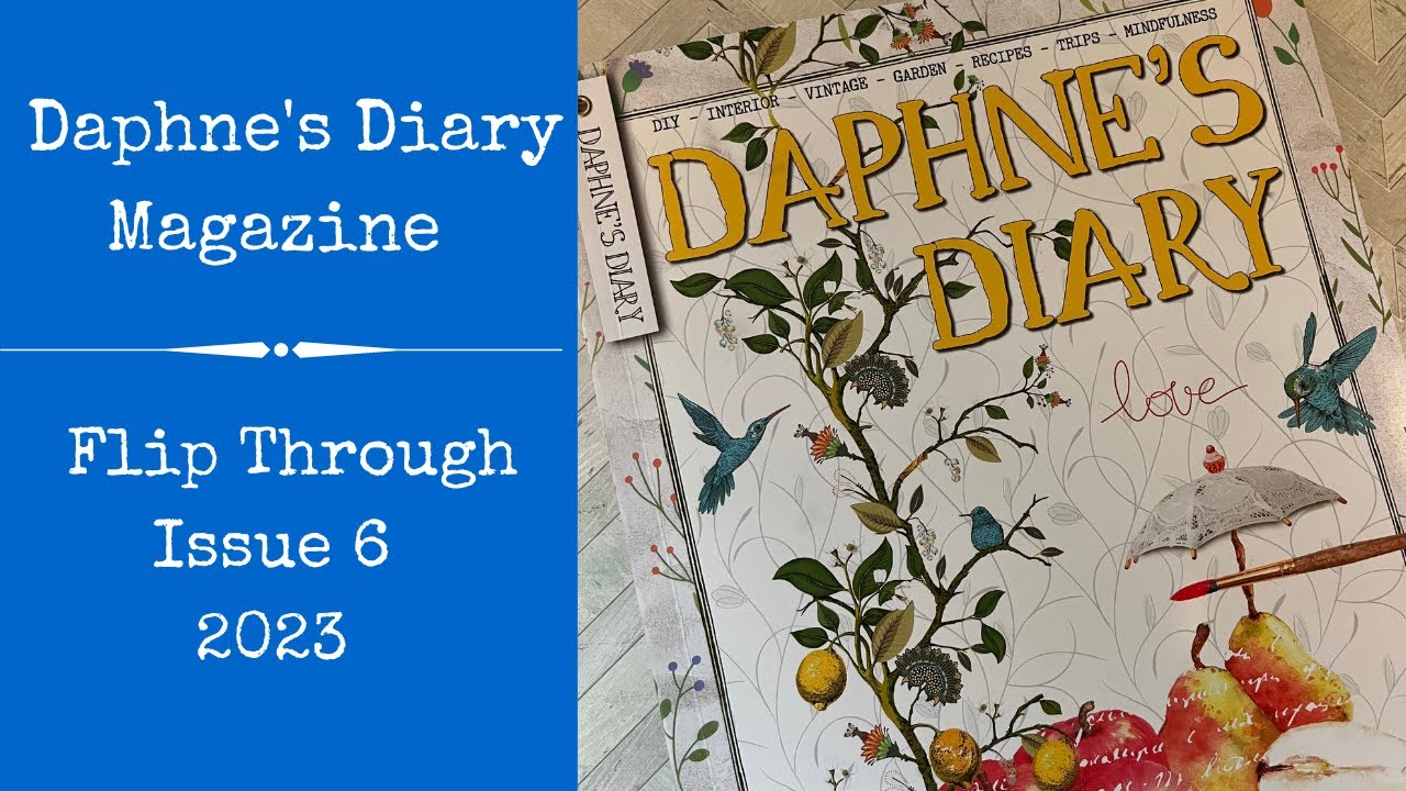 Flower Press A5 - Daphne's Diary