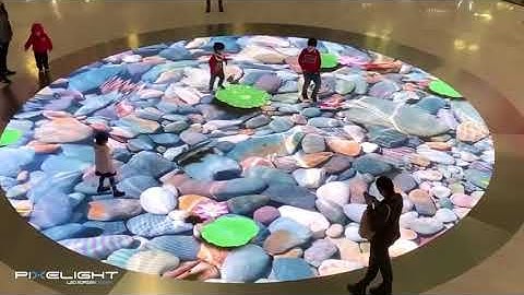 The Future is Here: Amazing Interactive LED Floor Display