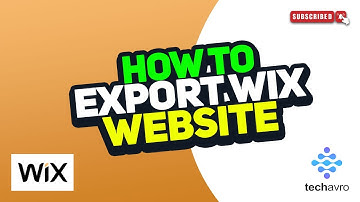 How to Export WIX Website 2025