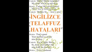 Ingilizce Hızlı Telaffuz Ipuçları Örnek Diyaloglu Telaffuz 