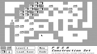 ATARI ST PUSH P U S H GFA Basic '88 Richard Spiller MONO CHROME FREESTYLE SOFTWARE SOKOBAN AUSGABE 7
