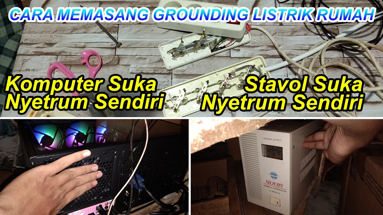 CARA Mengatasi Kesetrum Listrik Statis Pada PC Dan Stabilizer Stavolt
