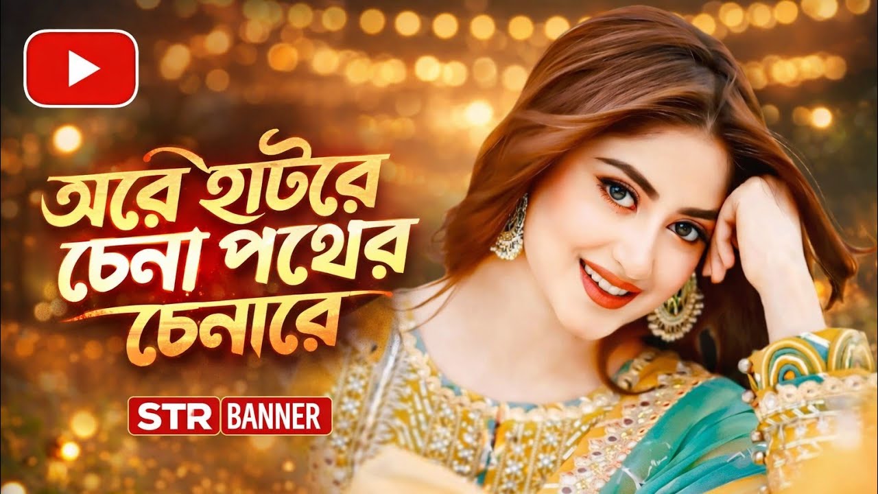 আরে হাটের চেনা পথের চেনারে | Are Hater Chena Pother Chena re | New TikTok Vairal Song | STR BANNER