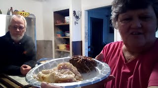 Good Ole Fashioned Scalloped Potatoes & Meatloaf Burgers