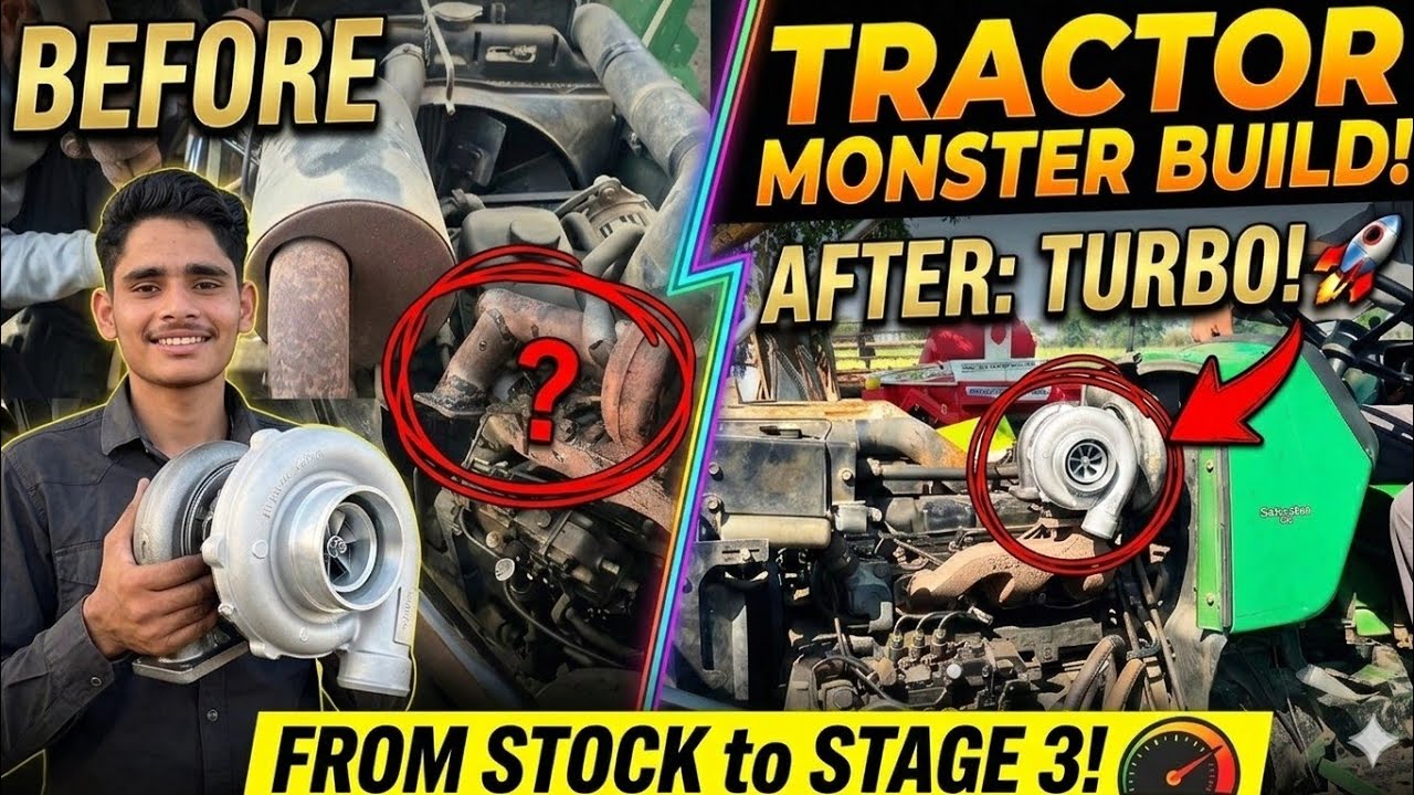 John deere turbo work🔥 power upgrade🚀