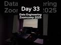 Day 33 of Data Engineering Zoomcamp 2025 || Bridging to pyFlink #pyflink #streamprocessing #dataeng