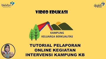 Tutorial pelaporan online kegiatan intervensi kampung KB #bkkbnkaltim #edukasi #laporanonline
